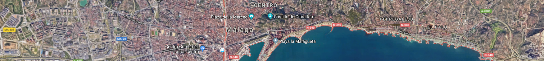 Málaga Map